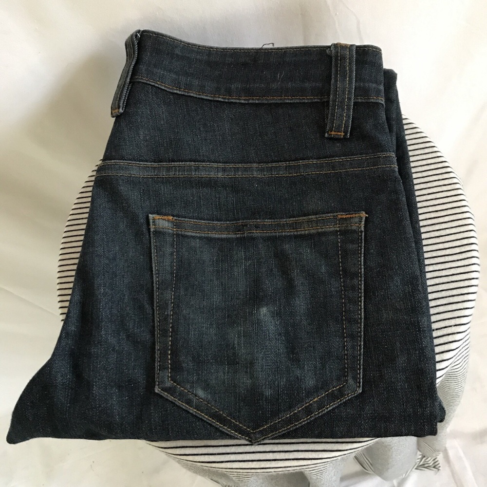 DSTLD raw denim jeans.